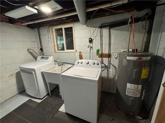 1172 Oak St, Indiana Boro Ind, PA 15701 - laundry room featuring water heater and independent washer and dryer