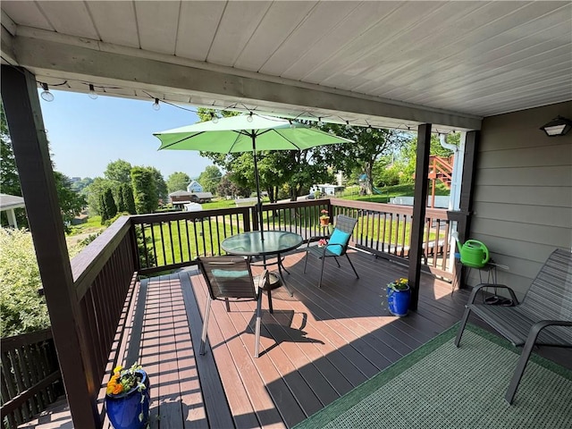 1172 Oak St, Indiana Boro Ind, PA 15701 - deck with a yard and outdoor dining area