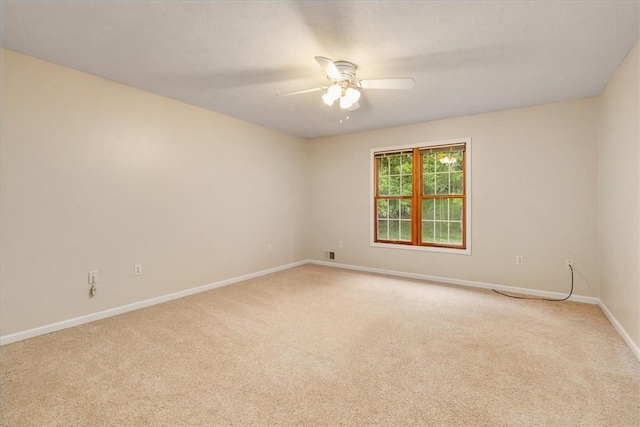 260 Fox Meadow Dr, Pine Twp Nal, PA 15090 - unfurnished room featuring light carpet, baseboards, and ceiling fan