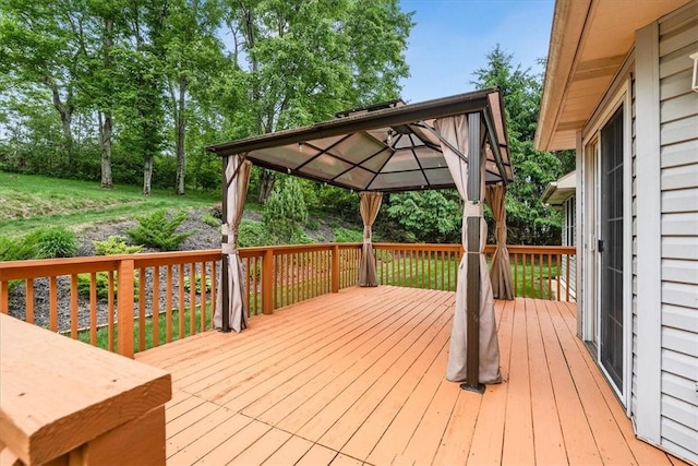 260 Fox Meadow Dr, Pine Twp Nal, PA 15090 - wooden terrace with a gazebo