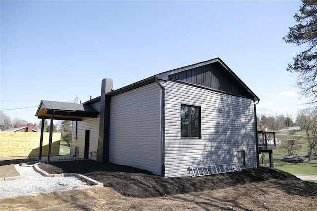 2040 Constitution Blvd, Elizabeth Twp/Boro, PA 15135 - view of property exterior featuring a chimney