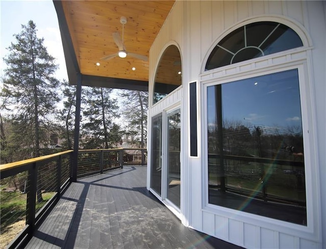 2040 Constitution Blvd, Elizabeth Twp/Boro, PA 15135 - balcony with a ceiling fan