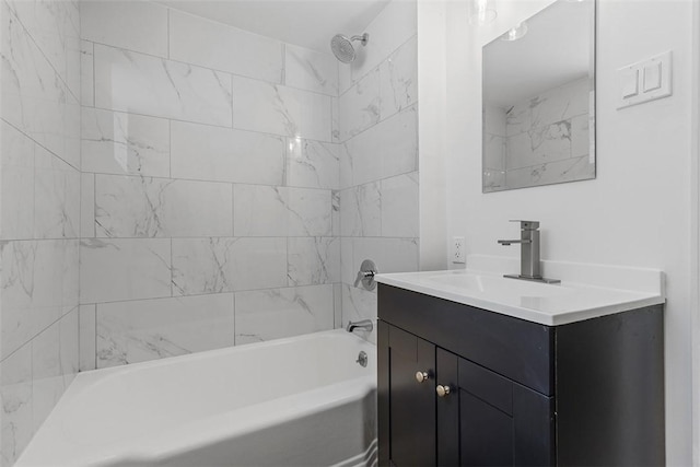 8952 Eastwood Rd, Penn Hills, PA 15235 - bathroom with vanity and shower / bathtub combination