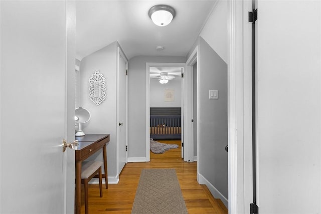 752 Washington, Ross Twp, PA 15229 - hallway with light wood-type flooring and baseboards