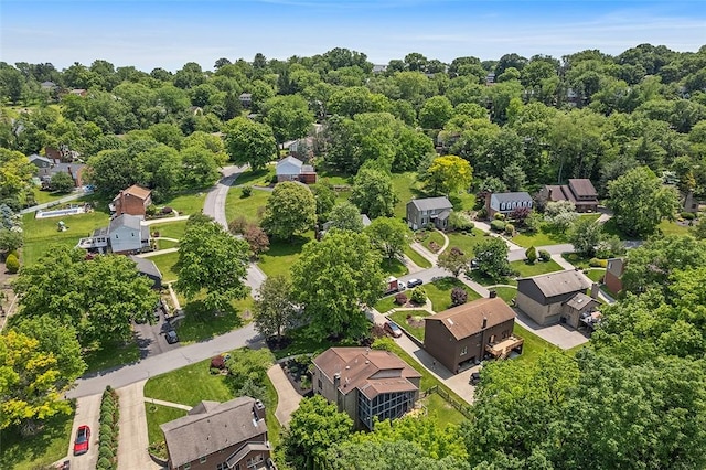1648 Little Meadow Rd, Upper St Clair, PA 15241 - aerial view of property and surrounding area with nearby suburban area