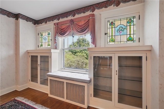 1150 Morningside Ave, Morningside, PA 15206 - detailed view of wood finished floors, radiator heating unit, and baseboards