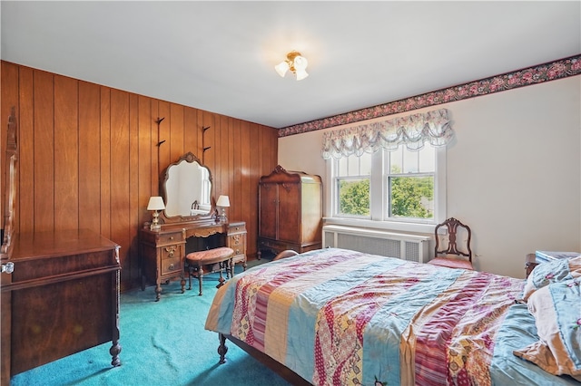 1150 Morningside Ave, Morningside, PA 15206 - carpeted bedroom with radiator and wood walls