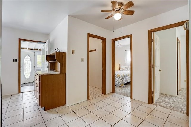 952 Seybertown Rd, Perry Twp, PA 16041 - entryway with ceiling fan and light tile patterned floors