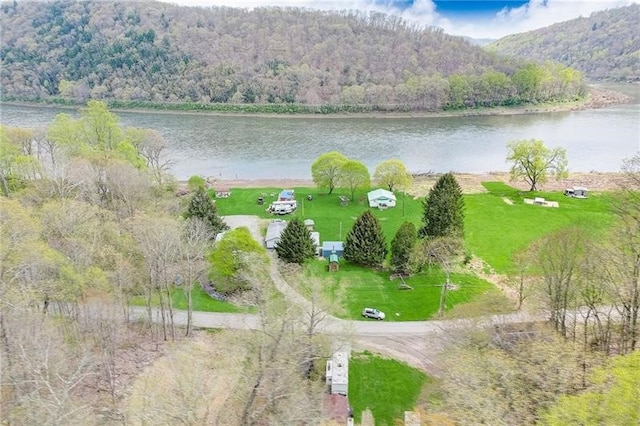952 Seybertown Rd, Perry Twp, PA 16041 - drone / aerial view of a forest and a large body of water
