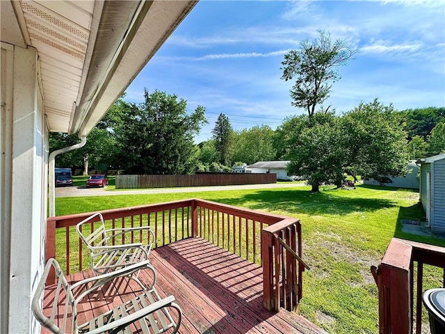 1910 Hamilton St, New Castle/1St, PA 16101 - wooden deck with a lawn