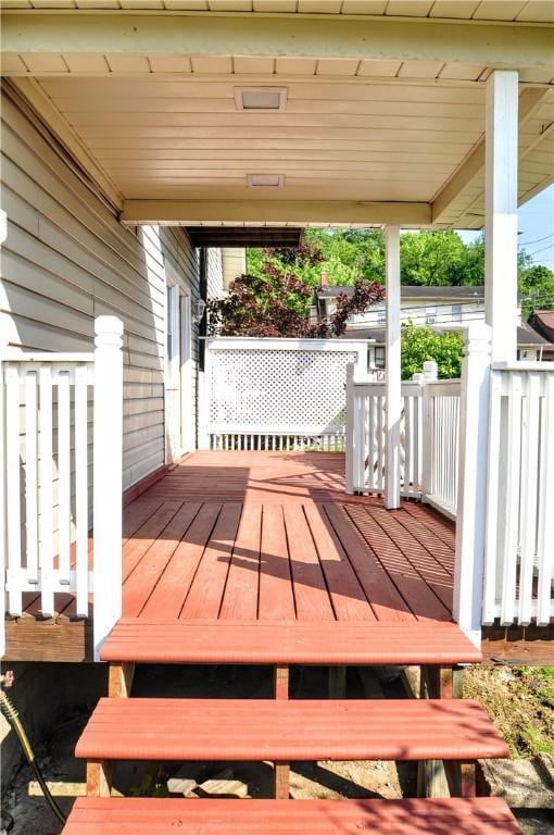 232 Center Ave, Elizabeth Twp/Boro, PA 15037 - view of wooden terrace
