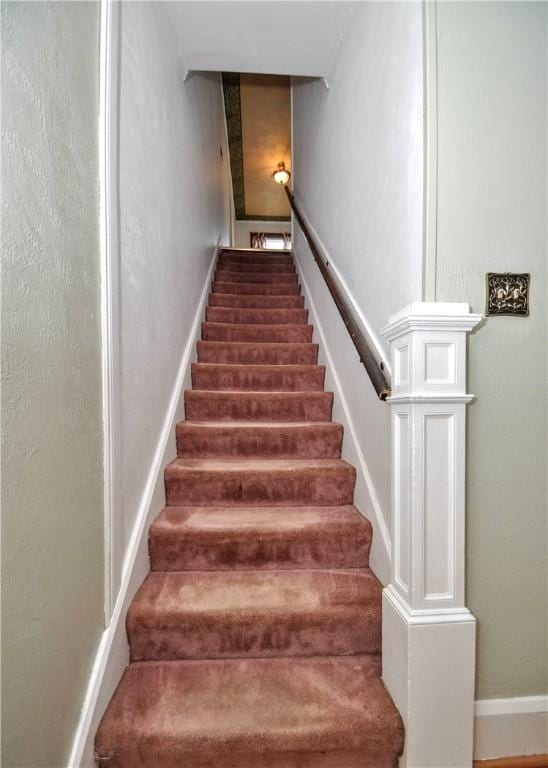 232 Center Ave, Elizabeth Twp/Boro, PA 15037 - stairway with baseboards