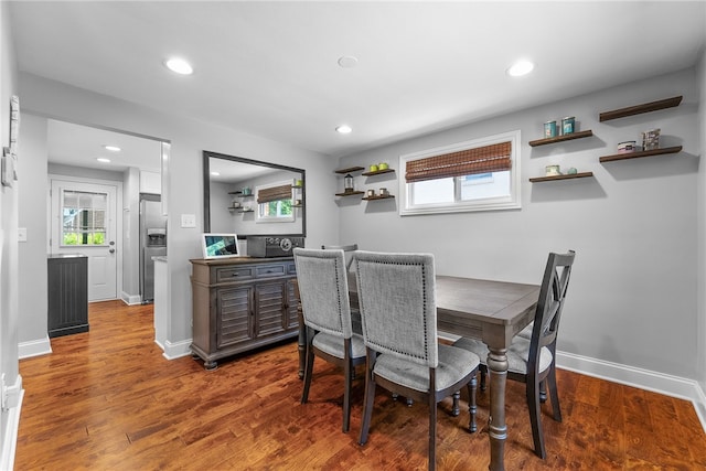 1368 Berryman Ave, South Park, PA 15129 - dining space with wood finished floors, recessed lighting, plenty of natural light, and baseboards