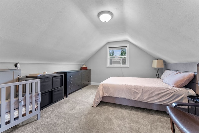 1368 Berryman Ave, South Park, PA 15129 - carpeted bedroom featuring a textured ceiling and lofted ceiling