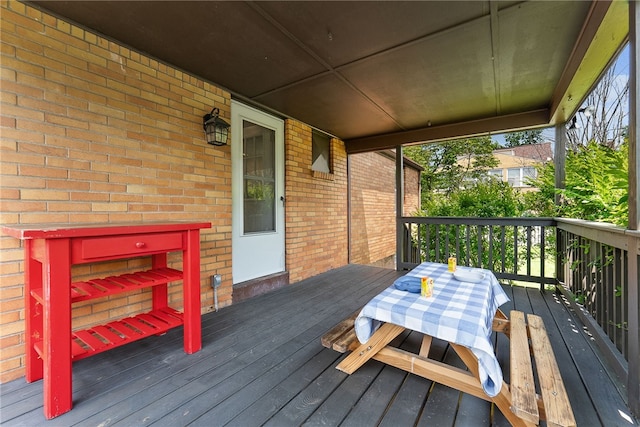 1368 Berryman Ave, South Park, PA 15129 - view of wooden deck