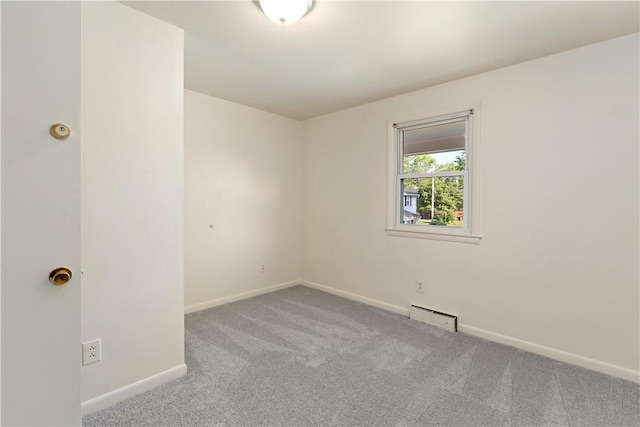 2603 19th St Unit E, Patterson Twp, PA 15010 - carpeted spare room with a baseboard heating unit and baseboards
