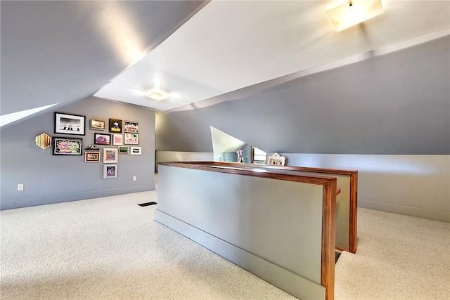 302 3rd St N, Versailles, PA 15137 - hall featuring vaulted ceiling and carpet floors