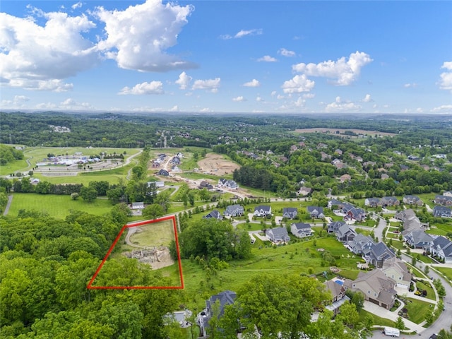 9660 Goehring Rd, Cranberry Twp, PA 16066 - view of property location featuring property parcel outlined and nearby suburban area
