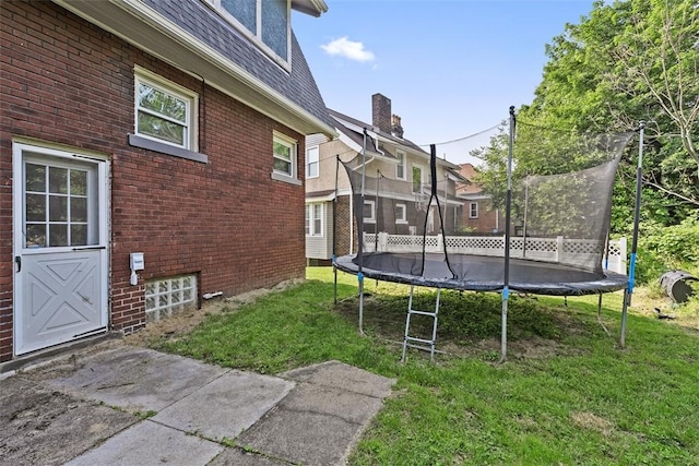 3565 Gerber Ave, Brighton Heights, PA 15212 - view of grassy yard featuring a trampoline