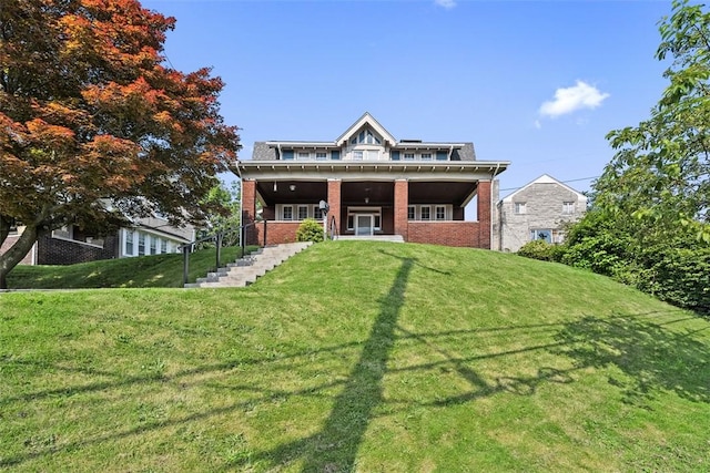 3565 Gerber Ave, Brighton Heights, PA 15212 - view of front of home with a front yard and brick siding