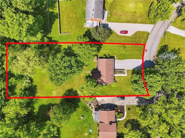652 Westland Dr, Richland, PA 15044 - aerial view of property's location featuring property parcel outlined