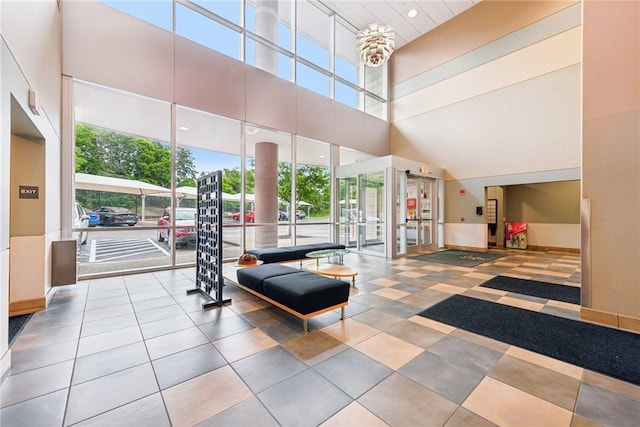 5570 Centre Ave Unit 306, Shadyside, PA 15232 - lobby with a towering ceiling