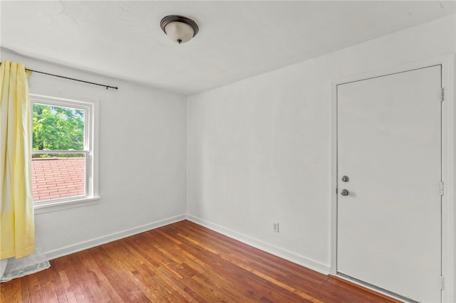 3316 Evans Dr, South Park, PA 15332 - unfurnished room with hardwood / wood-style flooring and baseboards