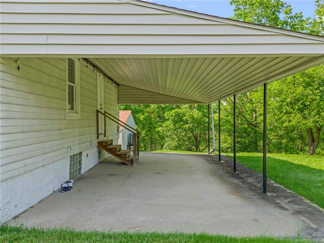 3316 Evans Dr, South Park, PA 15332 - view of patio / terrace featuring entry steps and a carport