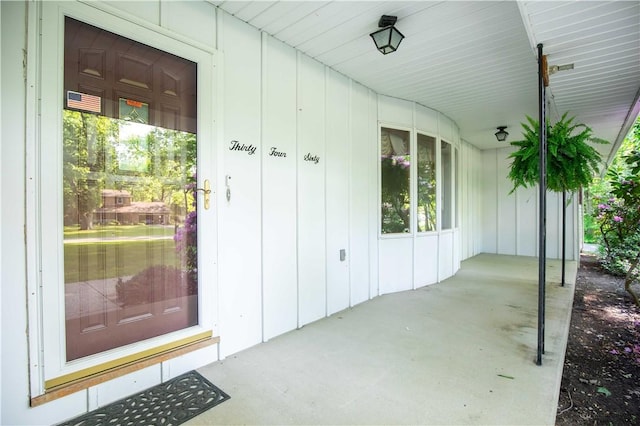 3460 Ridgewood Dr, Hermitage, PA 16148 - entrance to property with board and batten siding and covered porch
