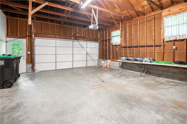 3460 Ridgewood Dr, Hermitage, PA 16148 - garage featuring a garage door opener