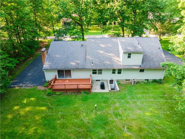 3460 Ridgewood Dr, Hermitage, PA 16148 - aerial view of property and surrounding area featuring a tree filled landscape