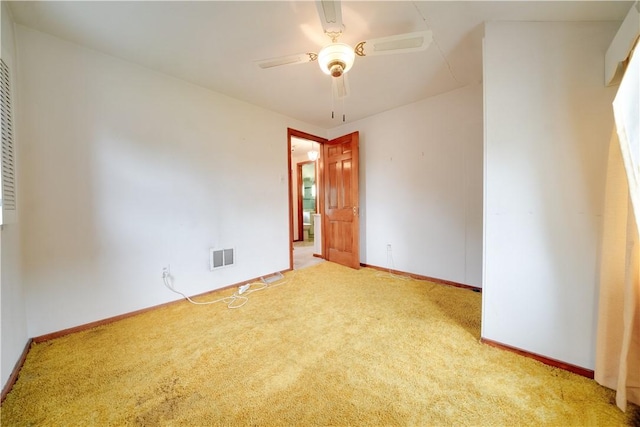 612 Highview Rd, Baldwin Twp, PA 15234 - empty room with light carpet, baseboards, and ceiling fan