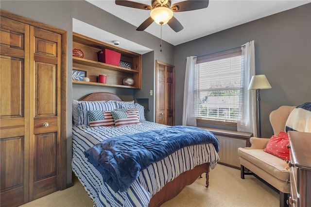 1201 Carlisle St, Natrona Hts/Harrison Twp, PA 15065 - carpeted bedroom with ceiling fan
