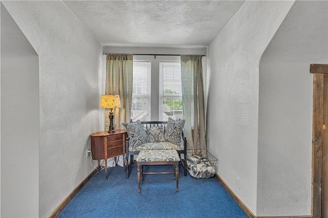 1201 Carlisle St, Natrona Hts/Harrison Twp, PA 15065 - sitting room featuring carpet floors and baseboards