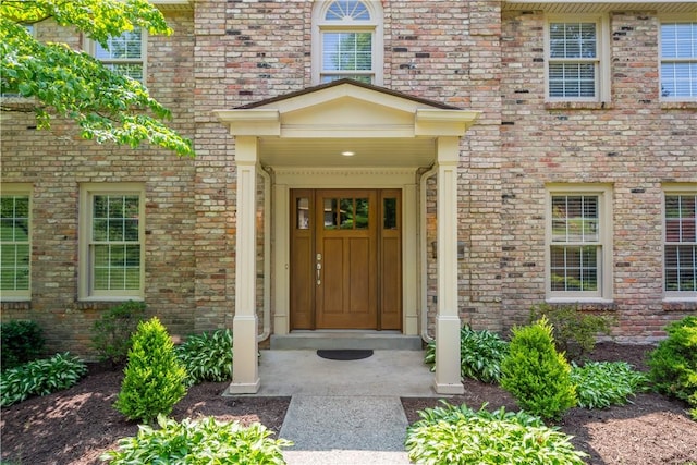 511 Clubview Dr, Peters Twp, PA 15317 - property entrance with brick siding