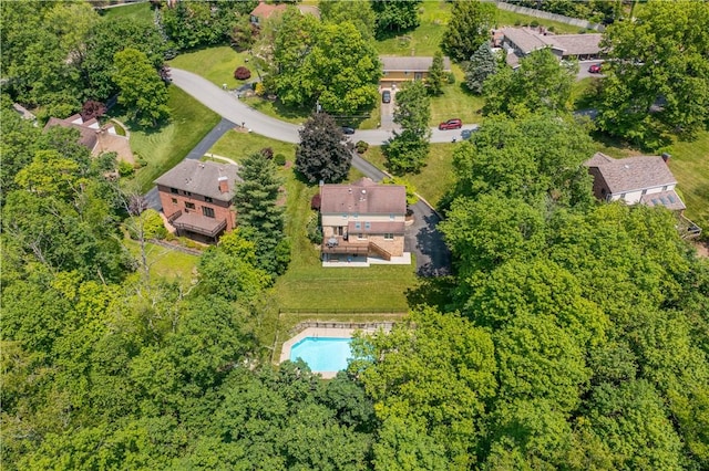 511 Clubview Dr, Peters Twp, PA 15317 - drone / aerial view of a pool area