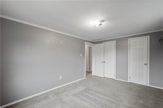 1064 Glen Oak Dr, Bethel Park, PA 15102 - unfurnished bedroom with carpet flooring and crown molding