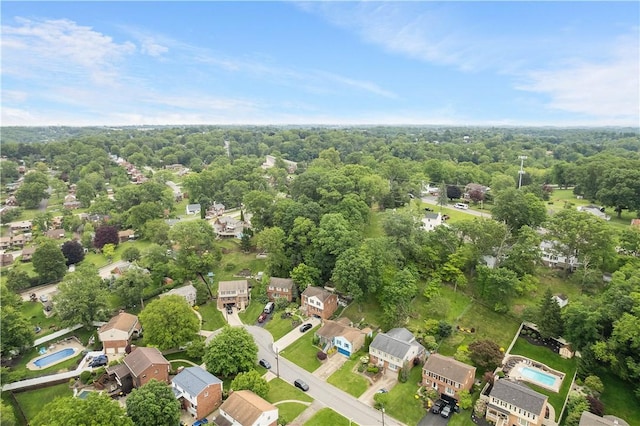 1064 Glen Oak Dr, Bethel Park, PA 15102 - aerial view of property's location with nearby suburban area