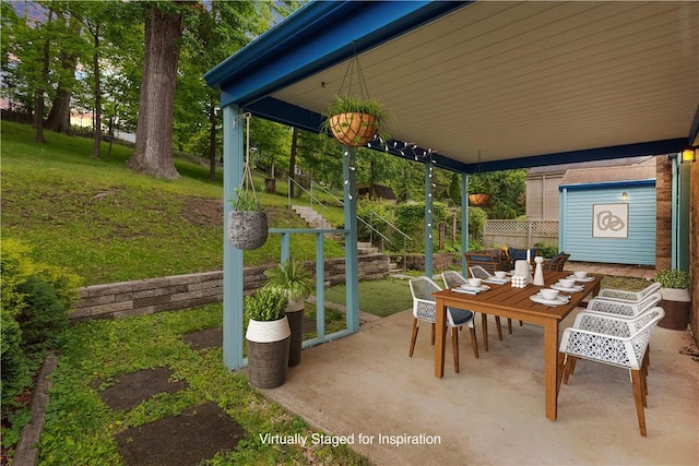 1064 Glen Oak Dr, Bethel Park, PA 15102 - view of patio / terrace with outdoor dining space