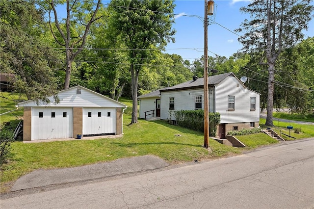 104 W Rd, Shaler, PA 15209 - view of front of property with a garage and a front yard
