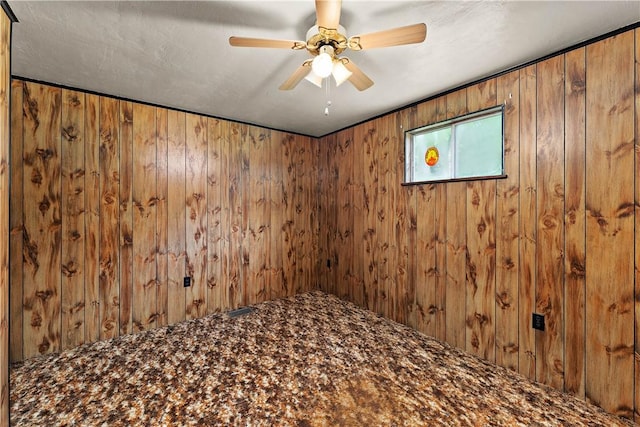 104 W Rd, Shaler, PA 15209 - unfurnished room featuring wooden walls and ceiling fan