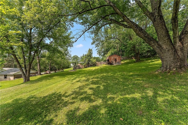 104 W Rd, Shaler, PA 15209 - view of green lawn featuring a barn and an outdoor structure