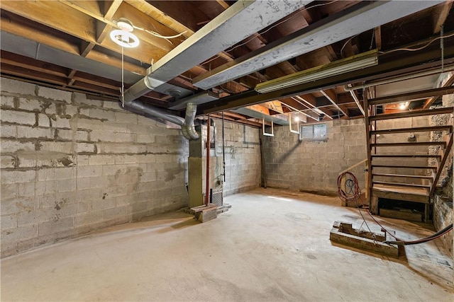 104 W Rd, Shaler, PA 15209 - unfinished basement featuring heating unit
