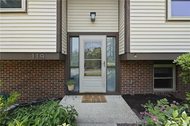 119 Summit Ridge Dr, Bridgeville, PA 15017 - entrance to property featuring brick siding