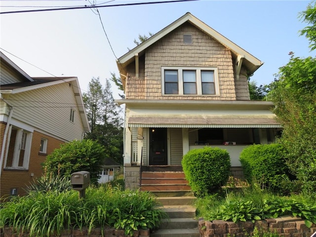 1111 Progress St, Mckees Rocks, PA 15136 - view of front of property with covered porch