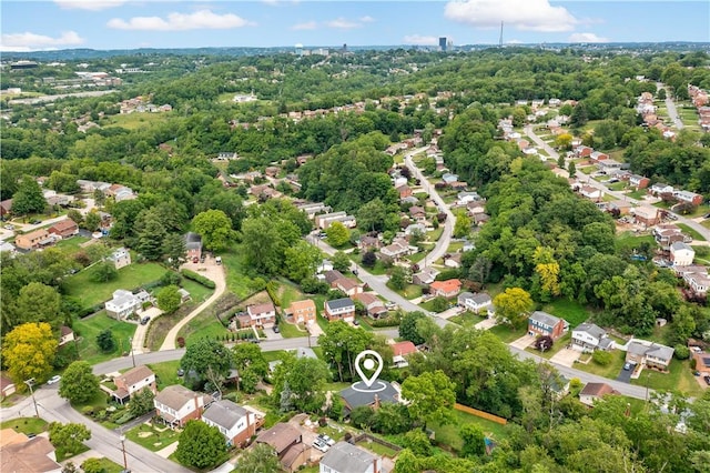 227 Shady Knoll Dr, Scott Twp Sal, PA 15220 - aerial perspective of suburban area