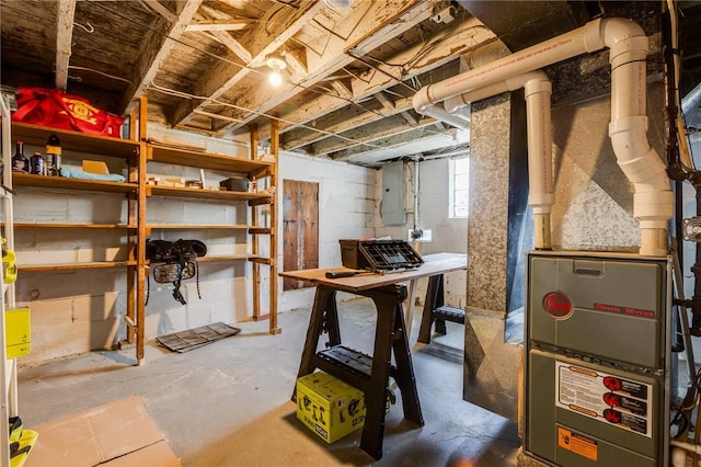 149-151 French St, Hempfield Twp Wml, PA 15601 - basement with electric panel