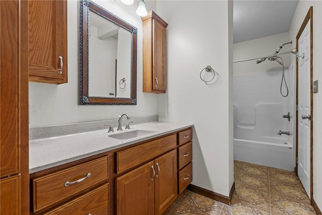 1623 Villanova, Morningside, PA 15206 - full bath featuring vanity and shower / tub combination
