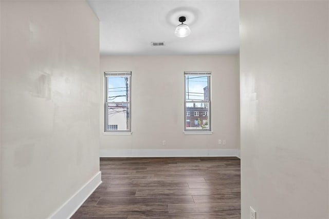 2532 Larkins Way S, Side, PA 15203 - spare room with dark wood-style flooring and baseboards