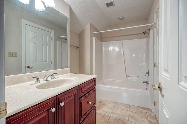 4115 Duckhorn Dr, Moon/Crescent Twp, PA 15108 - bathroom featuring vanity, tile patterned flooring, and shower / bathtub combination